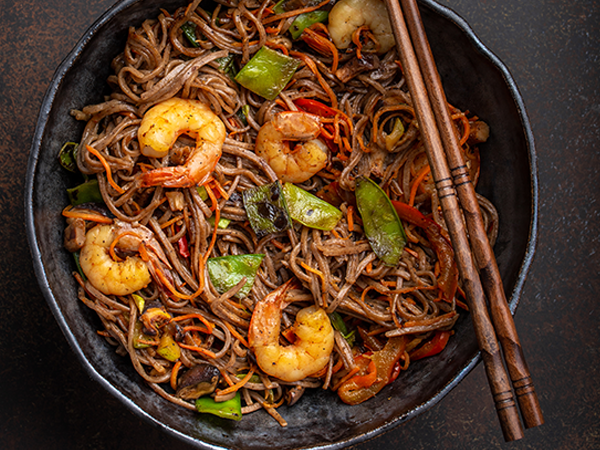 Spicy Prawn Stir-fried Noodles