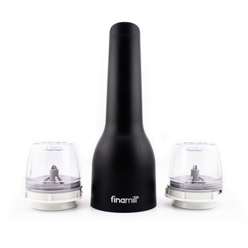 FinaMill Rechargeable – Pepper Mill & Spice Grinder in One.  1 Mill 2 PRO Plus Pods Included